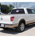 ford f 150 2012 white king ranch gasoline 6 cylinders 2 wheel drive automatic with overdrive 77575