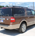 ford expedition el 2012 brown suv king ranch flex fuel 8 cylinders 2 wheel drive automatic with overdrive 77575
