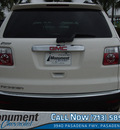 gmc acadia 2008 white suv slt 1 gasoline 6 cylinders front wheel drive 6 speed automatic 77503