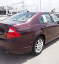 ford fusion 2012 bordeaux reserve re sedan s gasoline 4 cylinders front wheel drive automatic 77375
