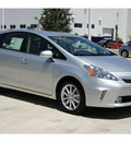 toyota prius v 2012 silver wagon five hybrid 4 cylinders front wheel drive automatic 78232