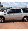 ford expedition el 2008 white suv king ranch gasoline 8 cylinders 4 wheel drive automatic with overdrive 77706