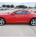 chevrolet camaro 2012 red coupe lt gasoline 6 cylinders rear wheel drive 6 spd auto emissions, ari 77090