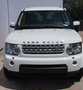 land rover lr4 2012 white suv gasoline 8 cylinders 4 wheel drive automatic 77090