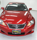 lexus is 250c 2010 red gasoline 6 cylinders rear wheel drive automatic 91731
