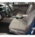 honda civic 2012 blue sedan lx gasoline 4 cylinders front wheel drive automatic 77339