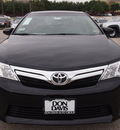 toyota camry 2012 black sedan le gasoline 4 cylinders front wheel drive automatic 76011