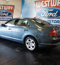 ford fusion 2011 blue sedan se gasoline 4 cylinders front wheel drive automatic 75062