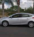 ford focus 2012 silver hatchback sel flex fuel 4 cylinders front wheel drive automatic 78550