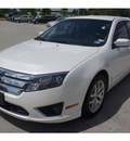 ford fusion 2011 white sedan sel flex fuel 6 cylinders front wheel drive automatic 77039