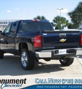 chevrolet silverado 1500 2012 dk  blue pickup truck lt flex fuel 8 cylinders 2 wheel drive automatic 77503