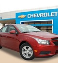chevrolet cruze 2012 red sedan lt gasoline 4 cylinders front wheel drive automatic 75067