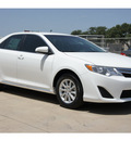 toyota camry 2012 white sedan le gasoline 4 cylinders front wheel drive automatic 78232