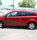 dodge journey 2009 dk  red suv sxt gasoline 6 cylinders front wheel drive automatic 75901
