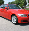 bmw 328i 2011 red sedan gasoline 6 cylinders rear wheel drive automatic 27616