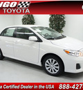 toyota corolla 2012 white sedan le gasoline 4 cylinders front wheel drive not specified 91731