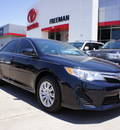 toyota camry 2012 black sedan le gasoline 4 cylinders front wheel drive 6 speed automatic 76053