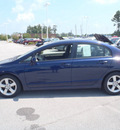 honda civic 2008 blue sedan ex l 4 cylinders automatic 28557
