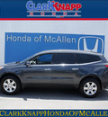 chevrolet traverse 2011 grey suv lt gasoline 6 cylinders front wheel drive automatic 78505
