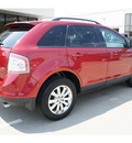ford edge 2008 red suv sel 6 cylinders 6 speed automatic 77505