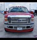 ford f 350 super duty 2010 red diesel 8 cylinders 4 wheel drive automatic 77338