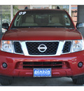 nissan pathfinder 2009 dk  red suv le gasoline 6 cylinders 2 wheel drive automatic 78216
