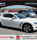 mazda rx 8 2008 white grand touring gasoline rotary rear wheel drive 6 speed manual 56001