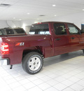 chevrolet silverado 1500 2013 dk  red lt flex fuel 8 cylinders 4 wheel drive automatic with overdrive 55391