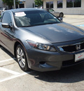 honda accord 2010 dk  gray coupe ex l gasoline 4 cylinders front wheel drive automatic 75034