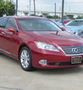 lexus es 350 2011 red sedan gasoline 6 cylinders front wheel drive shiftable automatic 77074