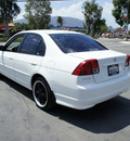 honda civic 2005 white sedan lx gasoline 4 cylinders front wheel drive automatic 92882