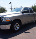 dodge ram 1500 2010 silver pickup truck st gasoline 6 cylinders 2 wheel drive automatic 75075