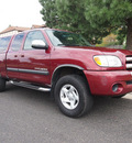 toyota tundra 2004 red sr5 4x4 v6 5spd 1 owner gasoline 6 cylinders 4 wheel drive 5 speed manual 80012