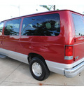 ford econoline e150 2002 red van gasoline 8 cylinders rear wheel drive automatic with overdrive 77539