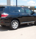 toyota highlander 2012 black suv gasoline 4 cylinders front wheel drive automatic 78232