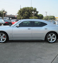 dodge charger 2007 silver sedan srt 8 gasoline 8 cylinders rear wheel drive shiftable automatic 77477