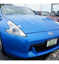 nissan 370z 2009 blue coupe gasoline 6 cylinders rear wheel drive automatic 78757
