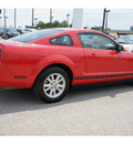 ford mustang 2008 red coupe gasoline 6 cylinders rear wheel drive automatic 76543