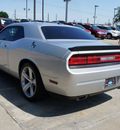 dodge challenger 2009 bright silver metal coupe srt8 gasoline 8 cylinders rear wheel drive shiftable automatic 75070