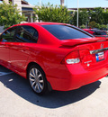 honda civic 2010 red sedan si w summer tires gasoline 4 cylinders front wheel drive 6 speed manual 75034