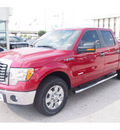 ford f 150 2012 red xlt gasoline 6 cylinders 2 wheel drive automatic 77074