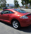 mitsubishi eclipse 2008 red hatchback gs gasoline 4 cylinders front wheel drive automatic 92882