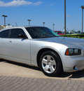dodge charger 2008 silver sedan gasoline 6 cylinders rear wheel drive automatic 76018