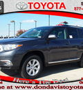 toyota highlander 2012 gray suv gasoline 6 cylinders front wheel drive automatic 76011