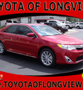 toyota camry 2012 red sedan xle gasoline 4 cylinders front wheel drive automatic 75604