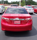 toyota camry 2012 red sedan xle gasoline 4 cylinders front wheel drive automatic 75604