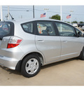 honda fit 2013 silver hatchback gasoline 4 cylinders front wheel drive automatic 77034