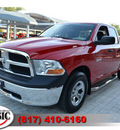 dodge ram 1500 2010 red pickup truck st gasoline 6 cylinders 2 wheel drive automatic 76051