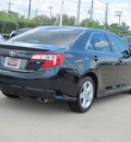 toyota camry 2012 black sedan se gasoline 4 cylinders front wheel drive shiftable automatic 77469