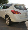nissan murano 2009 off white suv s gasoline 6 cylinders front wheel drive automatic 75080